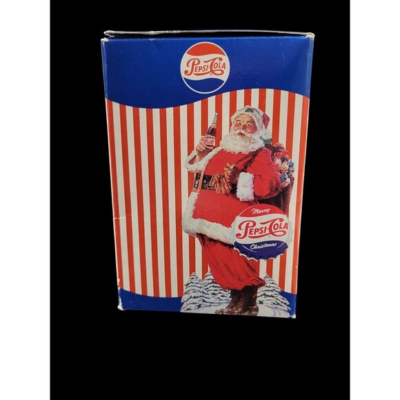 Pepsi Cola Santa Hot Air Balloon Christmas Ornament w/Box 1997 Matrix - Picture 9 of 12
